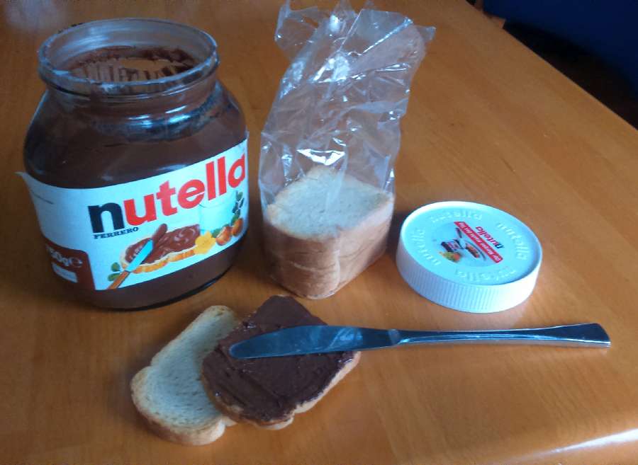 Nutella na prepečencu.
